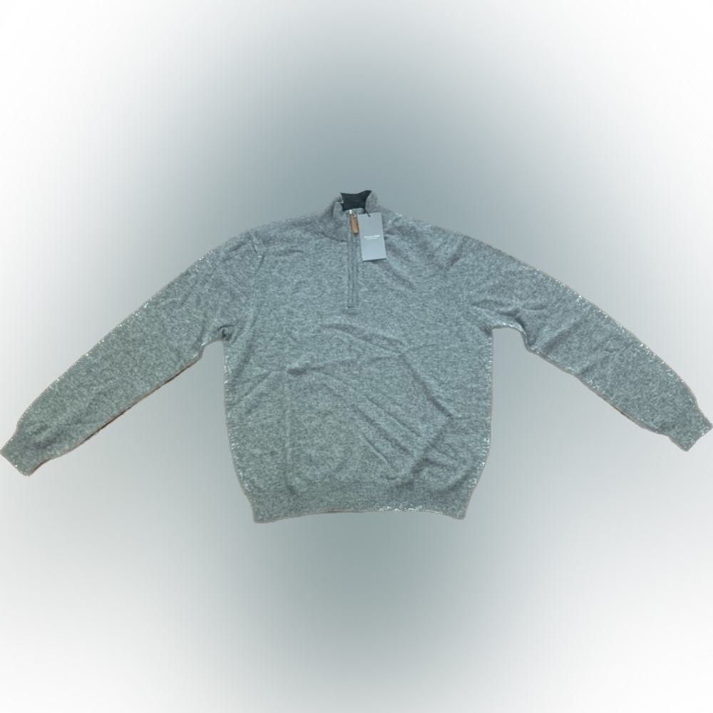Neiman Marcus Gray Cashmere Sweater